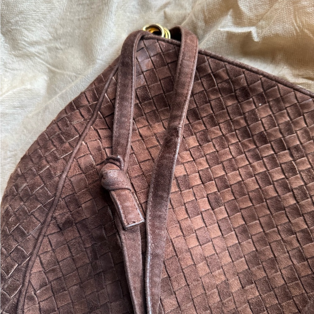 Vintage Bottega Veneta Suede Handbag